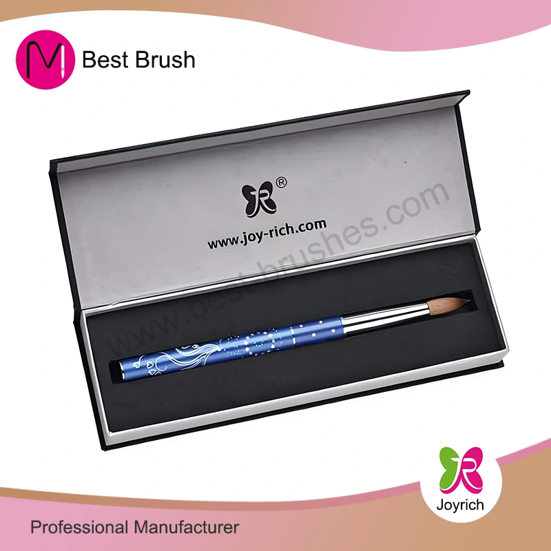 Matte schwarze Papierbox Acrylnagelpinsel