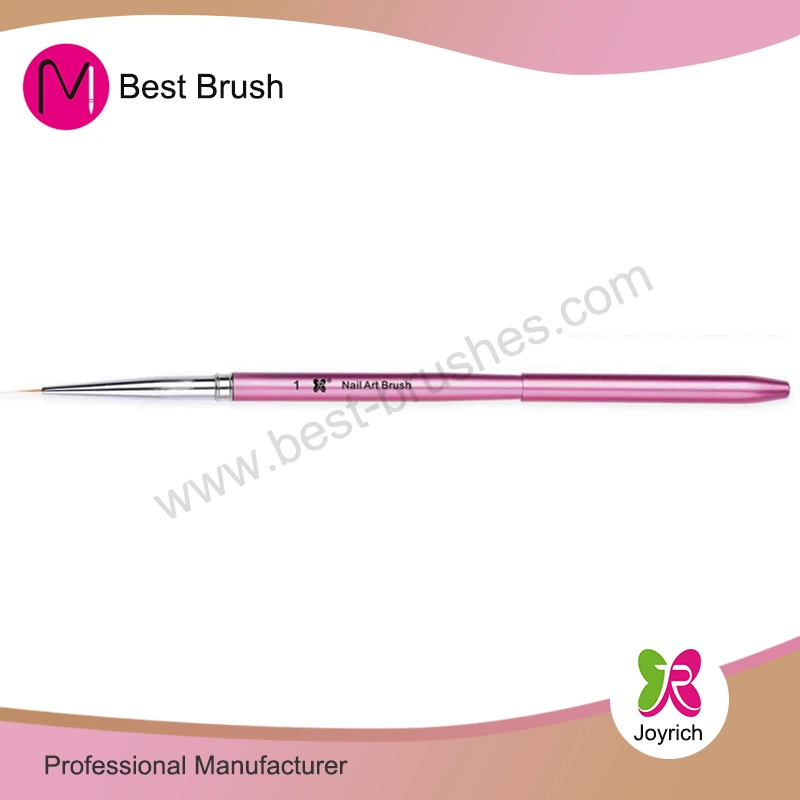 Pink Metall Cap Nail Art Pinsel